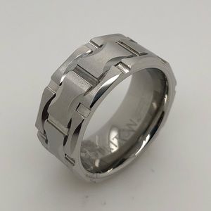 Gents tungsten wedding band